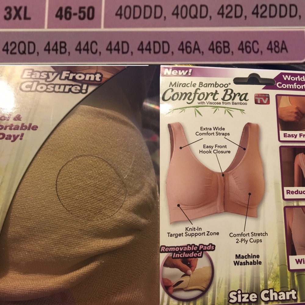 Miracle Bamboo Shaper Bra Full Coverage + Support - Picture 4 of 6